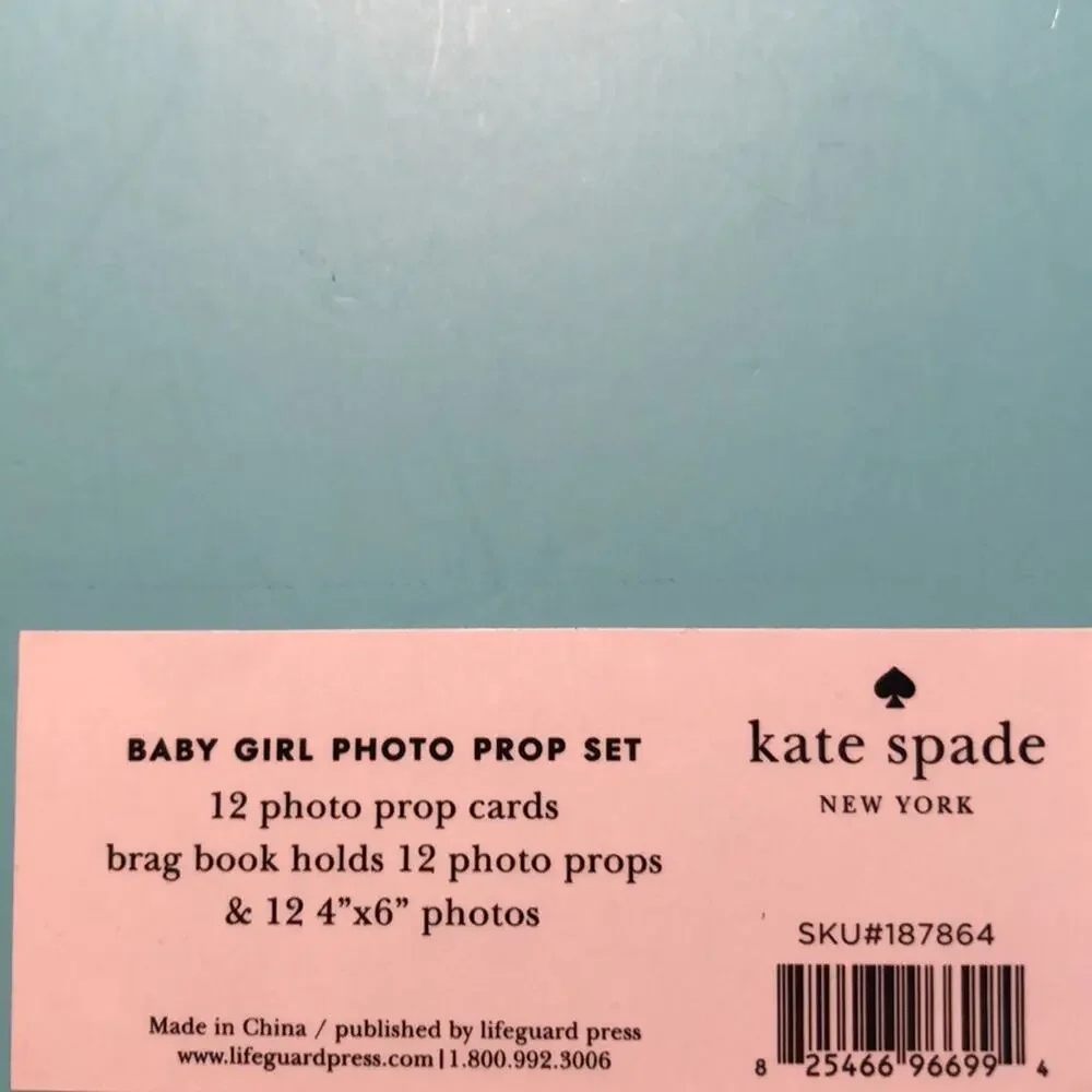 Kate spade 1-12month baby first year photo prop set baby Girl NWT